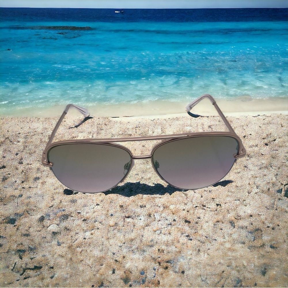 Panama Jack PJ 23 94 Rainbow Lens Brushed Gold Aviators